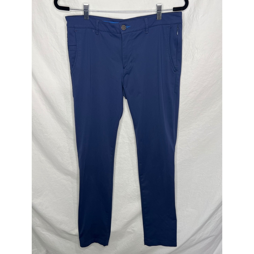 Twillory Pants Mens 32x34 Blue Trim Fit Performance Fabric Stretch Dress Modern